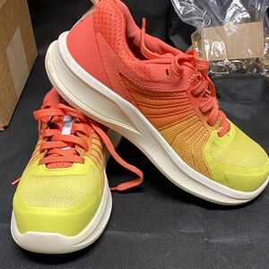 Wolverine Women's Athletic Shoes - Red and Yellow